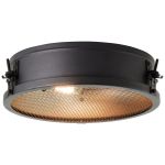 Brilliant Zois Deckenleuchte Metall Schwarz | 340mm - Geeignet für 2x E27