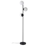 Nordlux Lilly Stehlampe Metall und Glas Schwarz | Geeignet für 3x E14