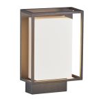 Nordlux Nestor Wandleuchte Aluminium Schwarz 8W 550lm - 827 Extra Warmweiß