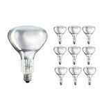 Mehrfachpackung 10x Philips BR125 IR 250W E27 230-250V Klar