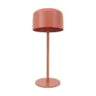 Eglo Tischlampe Roccanova Stahl Orange 2W 270lm - 830 Warmweiß | IP44 - Touch Dimmbar - USB-C