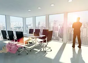 LED-Beleuchtung im Konferenzr&auml;ume