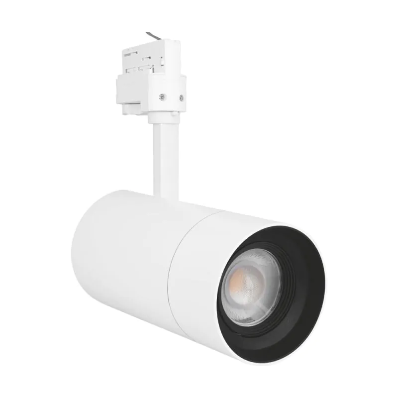 LED-Schienenstrahler in Kaltweiß